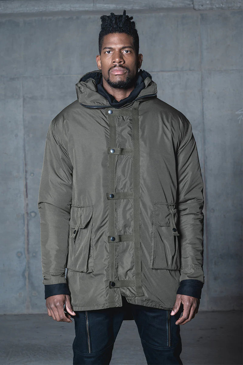 Reins Anti-Fluid Parka – Green