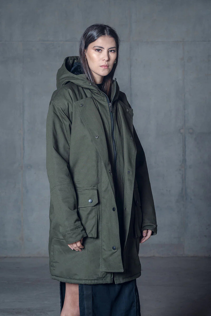 Double Lapel Parka