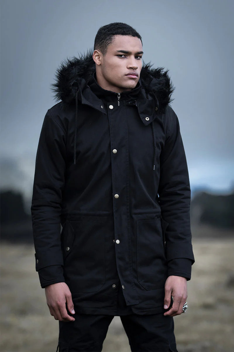 Basic parka black