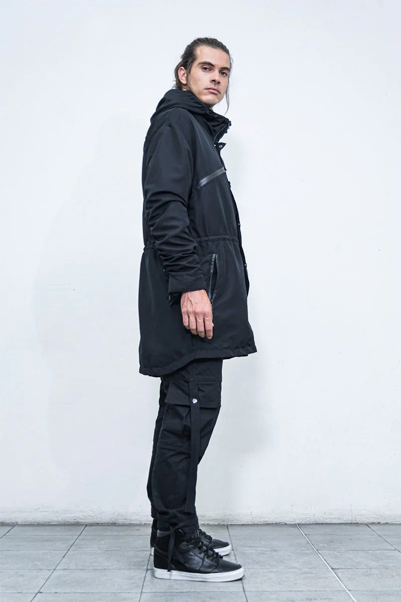 Black Parka 4 Closures