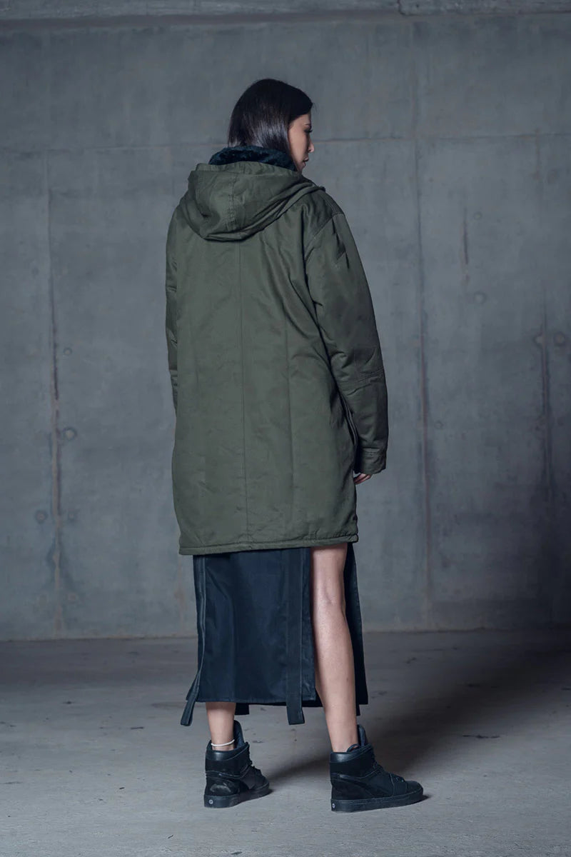 Double Lapel Parka